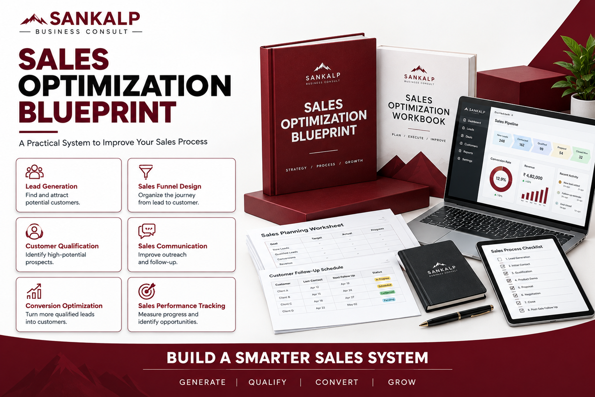 Sales Optimization Blueprint | Sales Funnel and Conversion Planning Toolkit