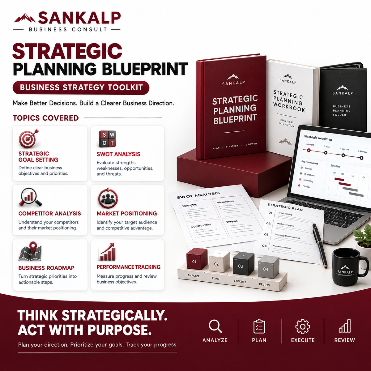 Strategic Planning Blueprint | Business Strategy and Growth Planning Toolkit